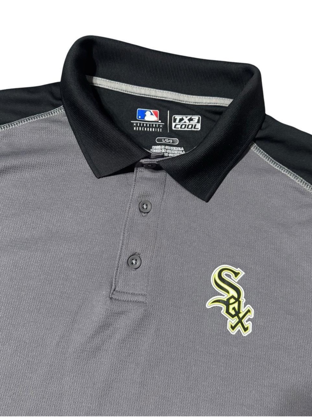 Genuine Merchandise Chicago White Sox Gray & Black TX3 Polo